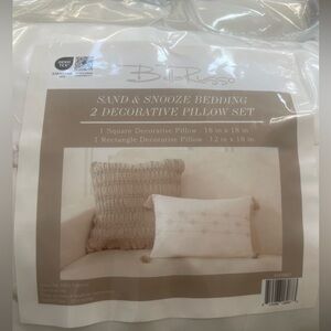 NIP Sand & Snooze bedding 2 Decorative pillow set
